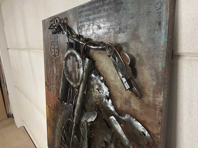 Wanddecoratie van ijzer - afbeelding 7 van  12