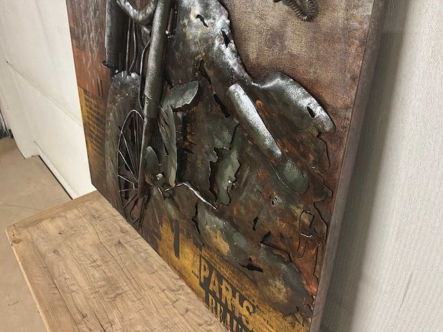 Wanddecoratie van ijzer - afbeelding 8 van  12