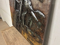 Wanddecoratie van ijzer - afbeelding 8 van  12