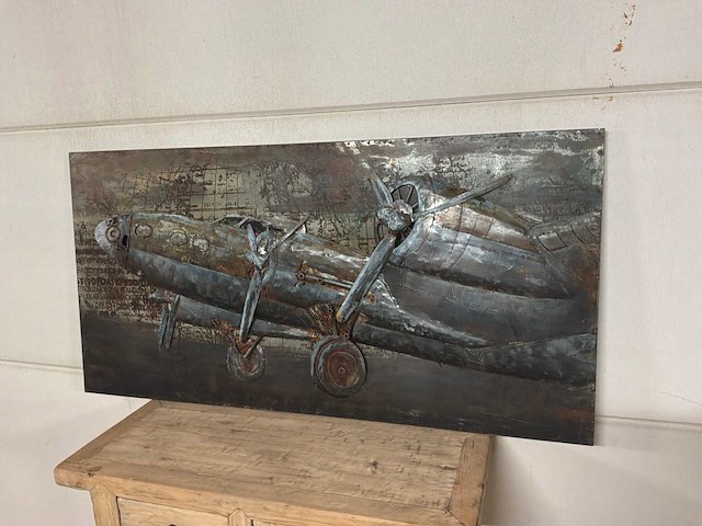 Wanddecoratie van ijzer - afbeelding 1 van  10