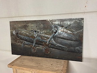 Wanddecoratie van ijzer - afbeelding 1 van  10