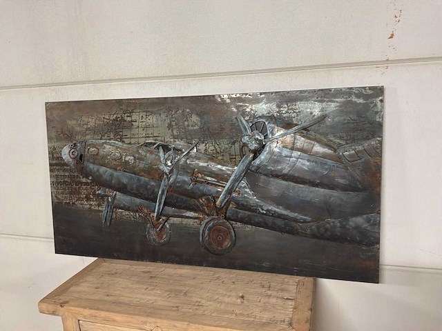Wanddecoratie van ijzer - afbeelding 2 van  10