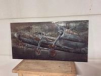 Wanddecoratie van ijzer - afbeelding 4 van  10