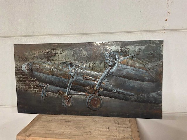 Wanddecoratie van ijzer - afbeelding 5 van  10