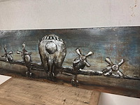 Wanddecoratie van ijzer - afbeelding 6 van  13