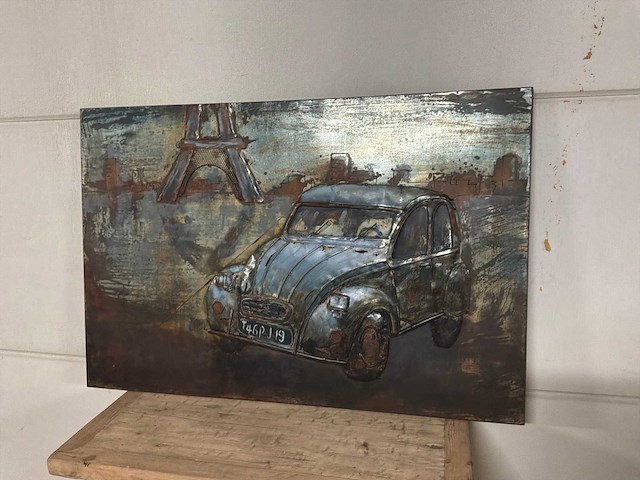 Wanddecoratie van ijzer - afbeelding 2 van  9
