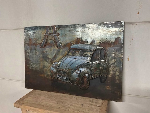 Wanddecoratie van ijzer - afbeelding 6 van  9