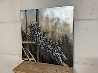 Wanddecoratie van ijzer - afbeelding 1 van  11