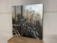 Wanddecoratie van ijzer - afbeelding 2 van  11