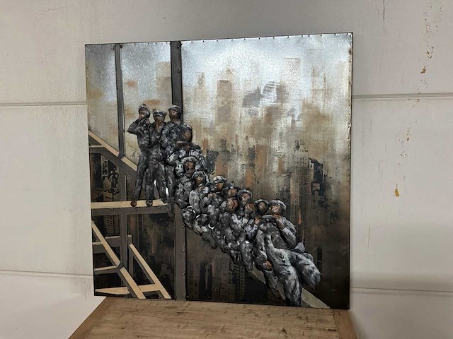 Wanddecoratie van ijzer - afbeelding 4 van  11