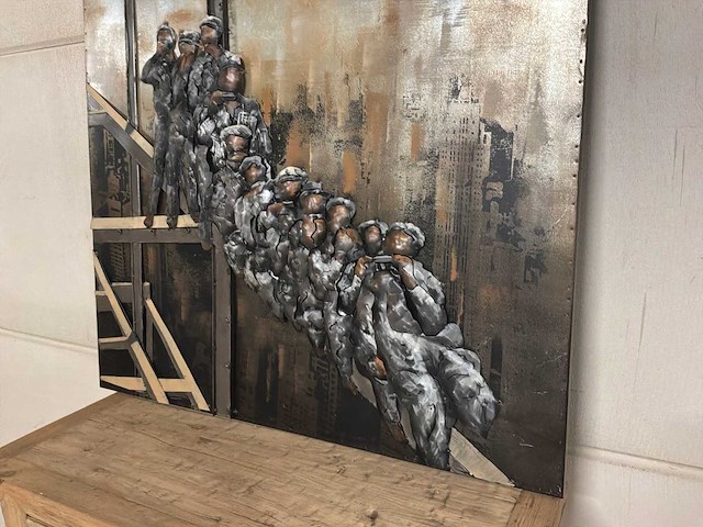 Wanddecoratie van ijzer - afbeelding 8 van  11