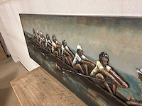Wanddecoratie van ijzer - afbeelding 2 van  7