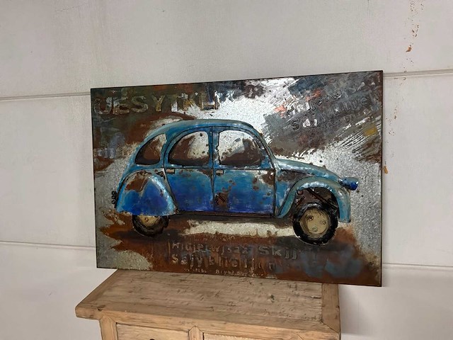 Wanddecoratie van metaal - afbeelding 3 van  13