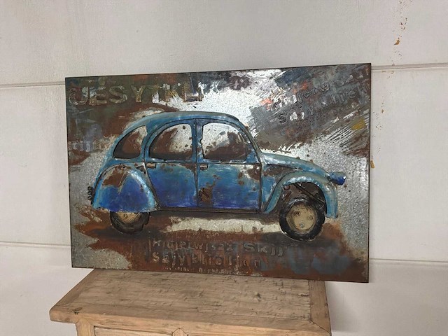 Wanddecoratie van metaal - afbeelding 4 van  13