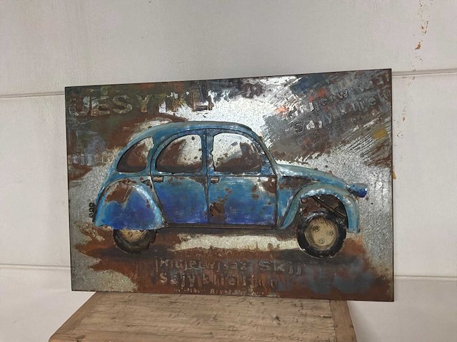Wanddecoratie van metaal - afbeelding 5 van  13