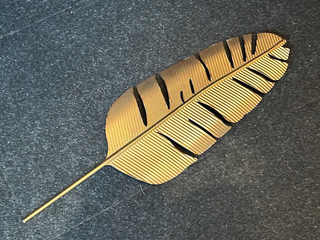 Wanddecoratie "veren" 6-delig - afbeelding 2 van  5