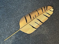 Wanddecoratie "veren" 6-delig - afbeelding 2 van  5