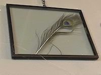 Wanddecoratie "veren" 6-delig - afbeelding 4 van  5