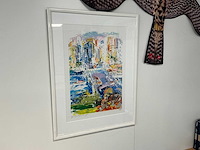 Wanddecoratie zeefdruk - afbeelding 1 van  3