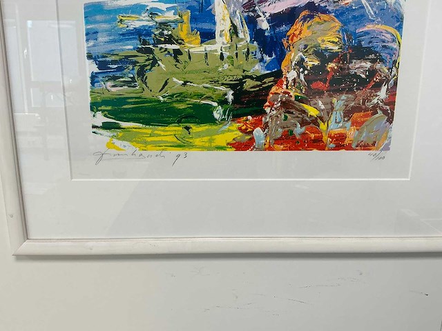 Wanddecoratie zeefdruk - afbeelding 2 van  3