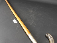 Wandelstok met alpacca zilveren handgreep - afbeelding 1 van  5