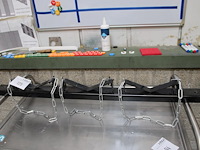 Wandgasflessenrek met drie posities breedte 90 cm. - afbeelding 1 van  2