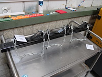 Wandgasflessenrek met drie posities breedte 90 cm. - afbeelding 2 van  2