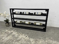 Wandgemonteerd wijnrek - afbeelding 1 van  7