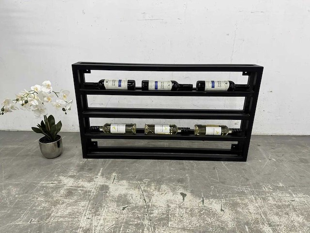 Wandgemonteerd wijnrek - afbeelding 2 van  7