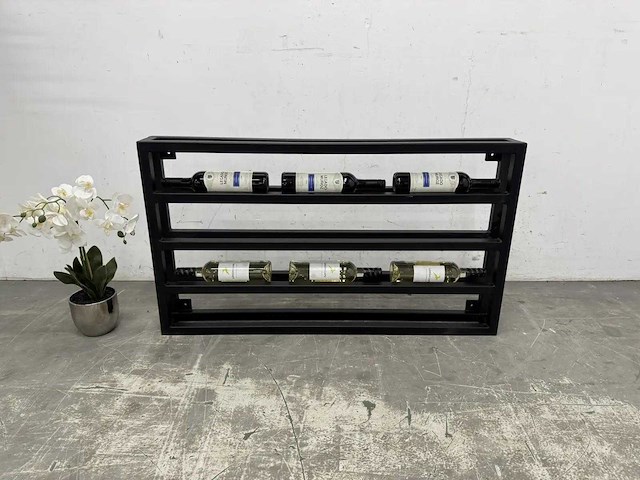 Wandgemonteerd wijnrek - afbeelding 3 van  7