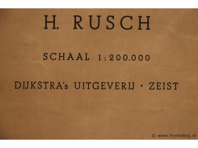 Wandkaart van nederland - 180x150cm - afbeelding 3 van  8