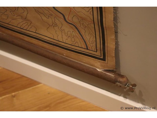 Wandkaart van nederland - 180x150cm - afbeelding 6 van  8