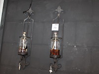 Wandkandelaars hoogte ca. 70 cm. - afbeelding 1 van  2