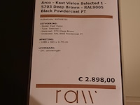 Wandkast arco, vision selected 1, deep brown - afbeelding 2 van  6