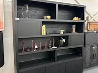 Wandkast brussel, zwart - afbeelding 1 van  2