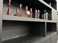 Wandkast brussel, zwart - afbeelding 2 van  2