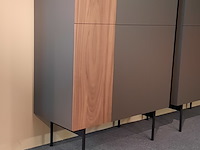 Wandkast coesel, capri, taupe/carbon - afbeelding 3 van  5