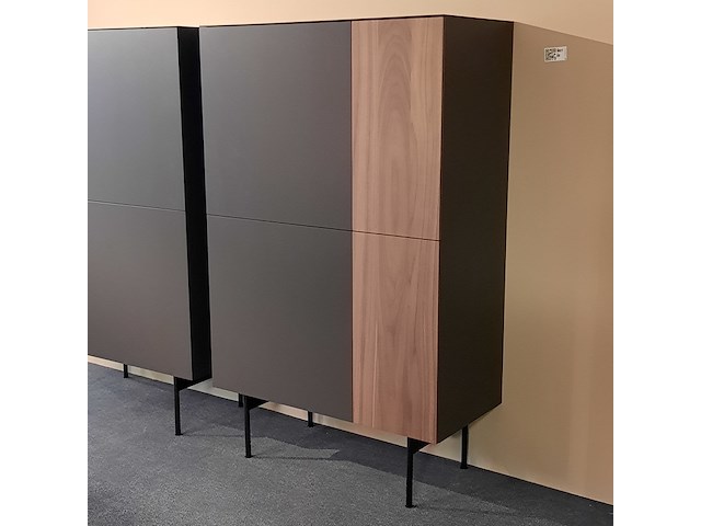 Wandkast coesel, capri, taupe/carbon - afbeelding 2 van  5