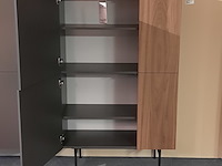 Wandkast coesel, capri, taupe/carbon - afbeelding 3 van  5