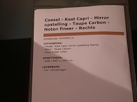 Wandkast coesel, capri, taupe/carbon - afbeelding 4 van  5