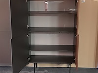 Wandkast coesel, capri, taupe/carbon - afbeelding 5 van  5
