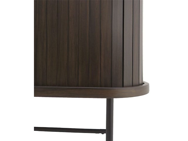 Wandkast fiep donkerbruin grenenhout hoog model - afbeelding 3 van  3