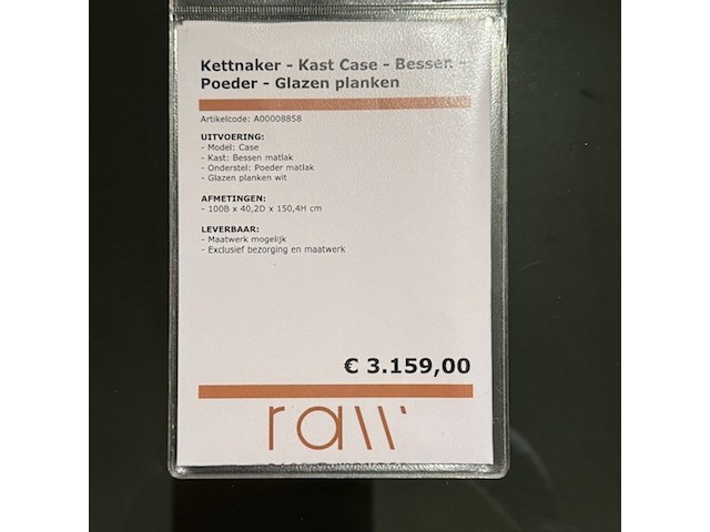 Wandkast kettnaker, case, bessen/poeder - afbeelding 2 van  6