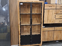 Wandkast, mangohout - afbeelding 1 van  5