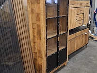 Wandkast, mangohout - afbeelding 2 van  5