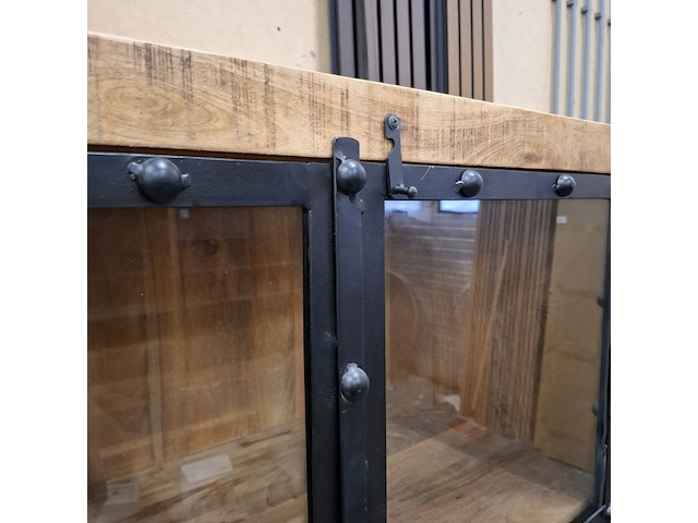 Wandkast, mangohout - afbeelding 4 van  5