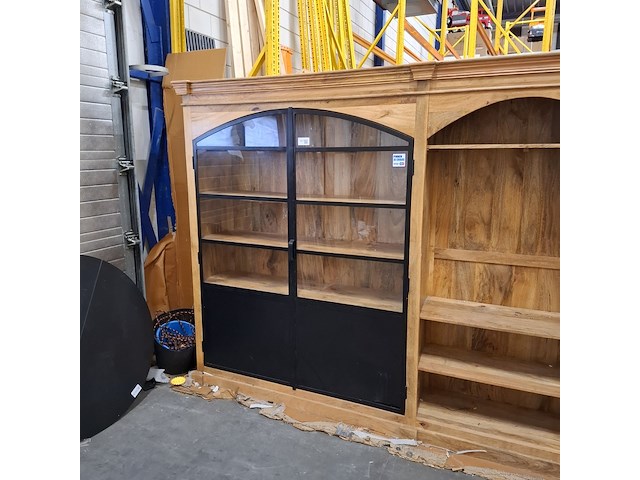 Wandkast, mangohout - afbeelding 5 van  12