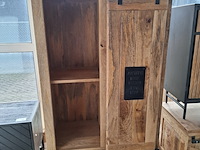 Wandkast, mangohout - afbeelding 3 van  8