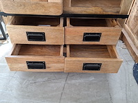 Wandkast, mangohout - afbeelding 5 van  8