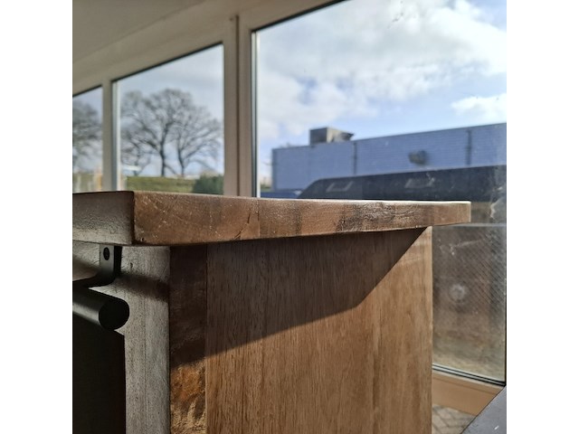 Wandkast, mangohout - afbeelding 8 van  8